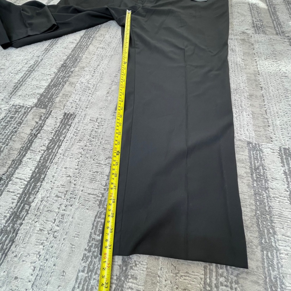 NEW Shaquille O'Neal XLG Mens Big & Tall Stretch Dress Pants Black 56W x 32L - Picture 9 of 11